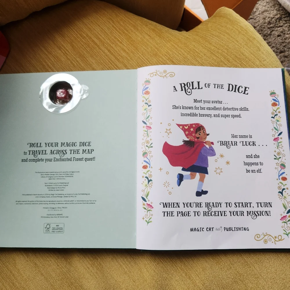 Roll Of The Dice Enchanted Forest Game Book